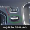 Car Console Keyhole Frame Decoration Key Hole Trim For Volvo S60 V60 XC60 V40 Stainless Steel Sticker Interior Accessories