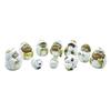 Christmas Nativity Scene Miniature Figurines Decorations With Soft LED Lighted House Resins Craft Cartoon Ornaments Set