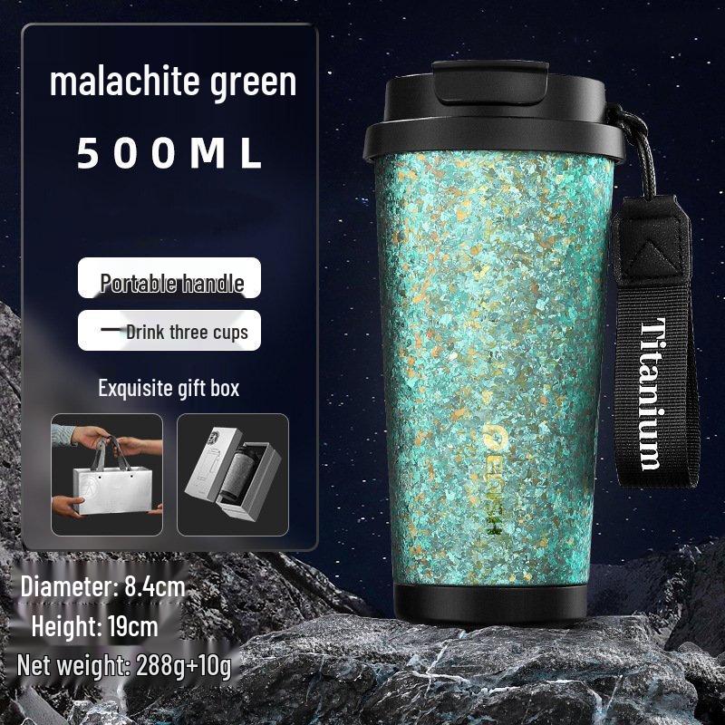 Shangqi Outdoor Portable Titanium Coffee Cup 500mL