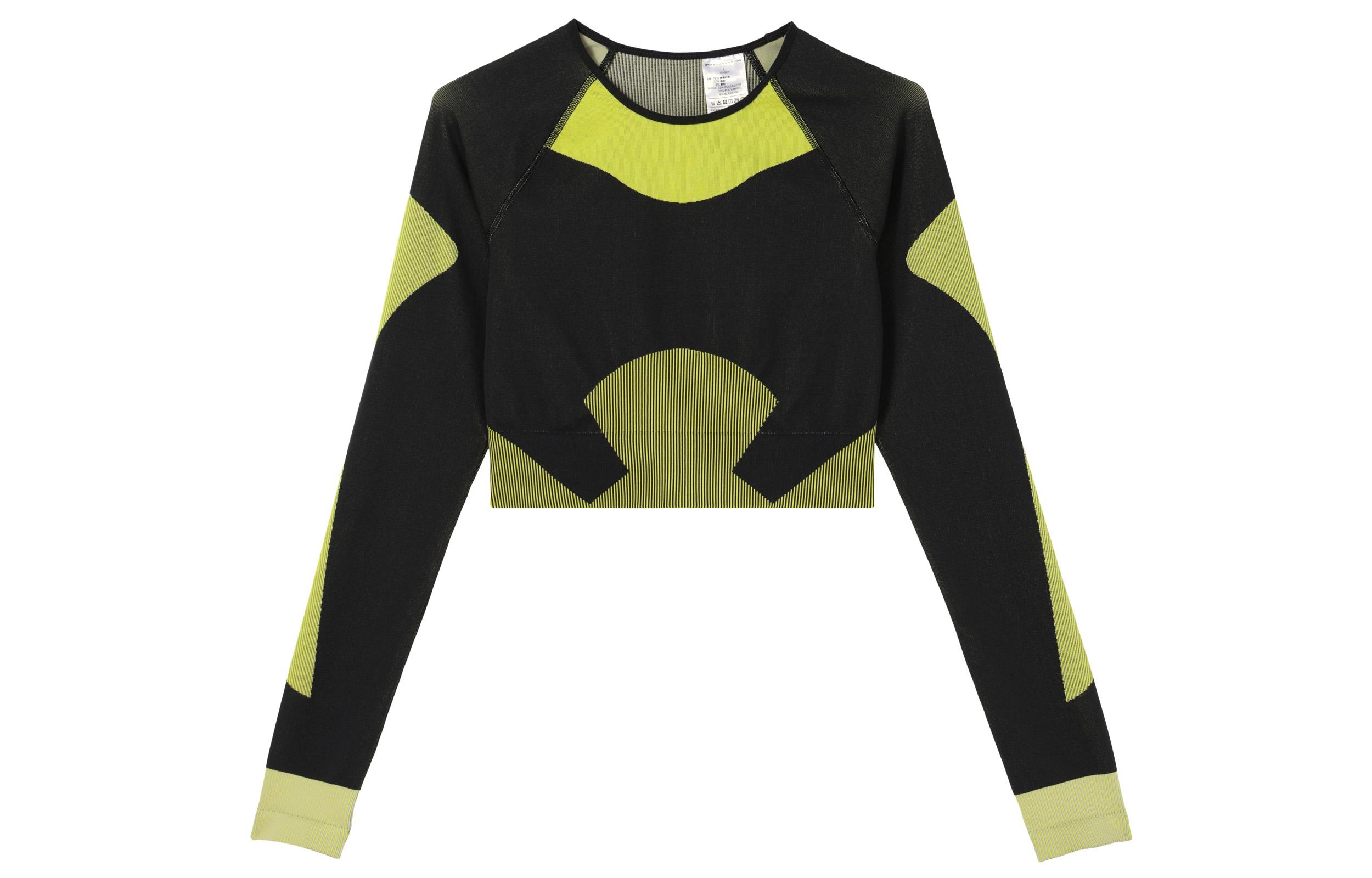 Adidas Crop Tops Women s Multicolor Crew Neck Moderate HN2882 L