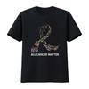 Unisexs T Shirt All Cancer Matters Awareness Saying World Day Black 2xl Vintage Washed Streetwear Unisex Homme Designer Clothes