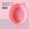 Silicone Washing Bowl Make up Brush Cleaning Box Folding Powder Puff