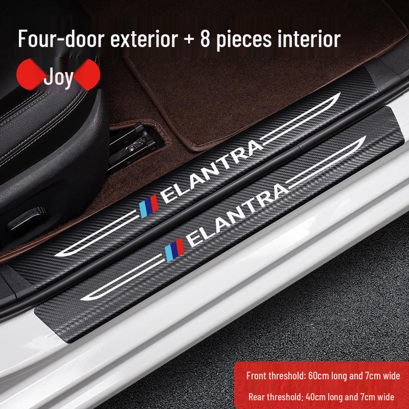 Beijing Hyundai Elantra Interior Sill Protector: Anti-Step Decoration Accessory