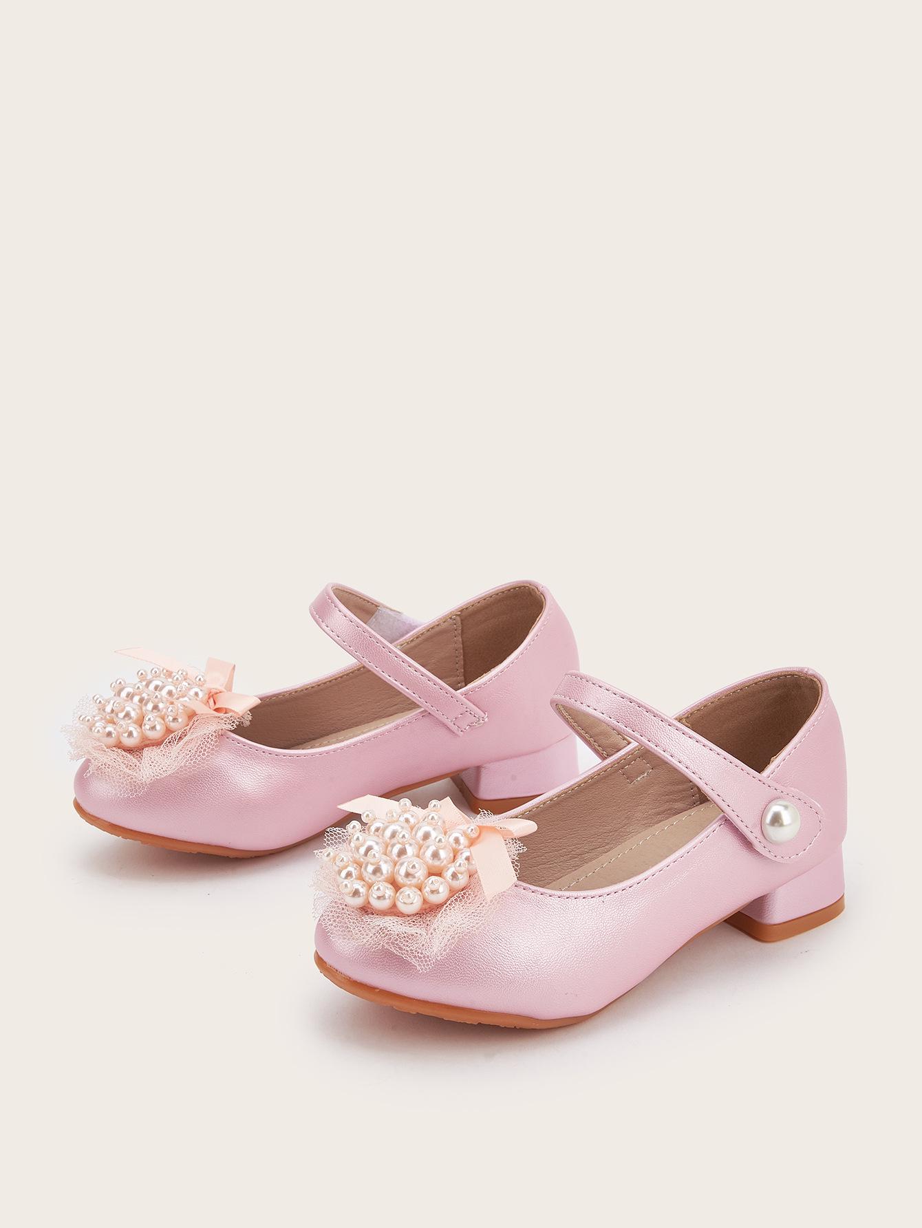 2026 Girls  Summer Leather High Heel Bow Shoes - Fashionable Princess Style 31