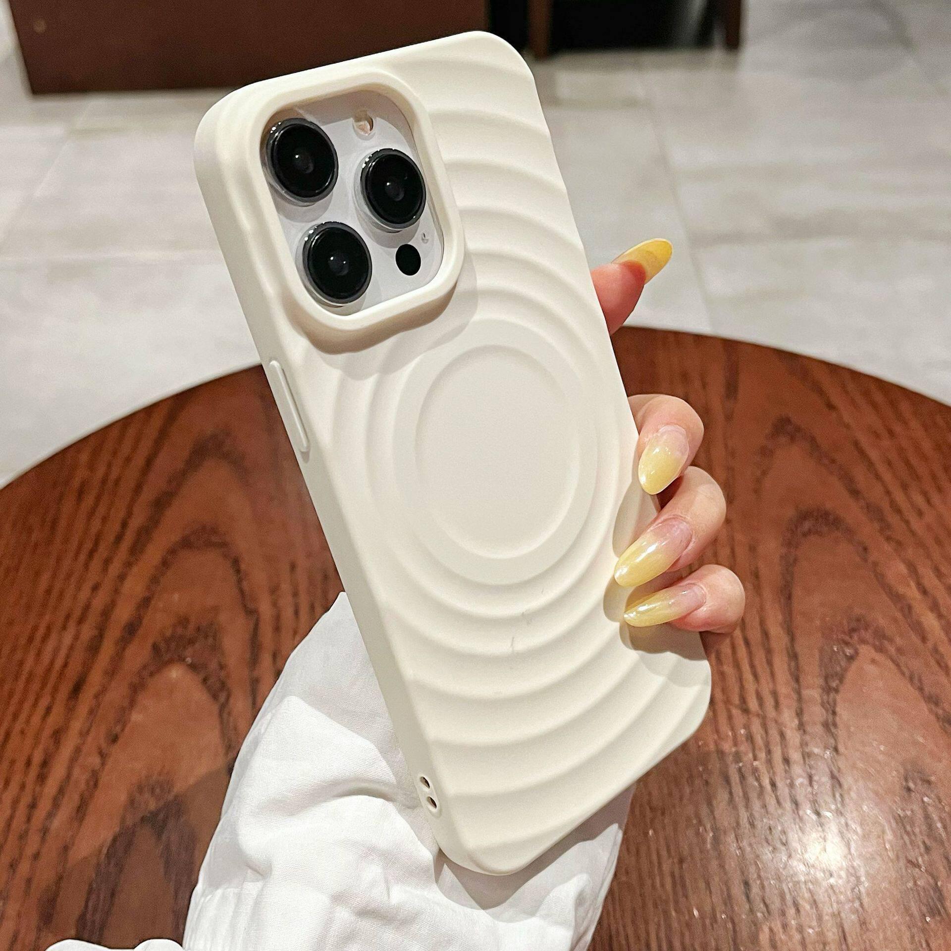 

Frosted Anti-Drop Soft Case for iPhone 17 Pro Max - Full Coverage, No Magnetic Suction, Simple Design iPhone 14 Plus белый