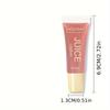 Nude Braun Aufpolsternder Lipgloss Feuchtigkeitsspendendes Frucht-Lippenöl Transparenter Fülle-Lippen-Tönstift Weiche Tube Make-up-Applikator Schönheits Pflege
