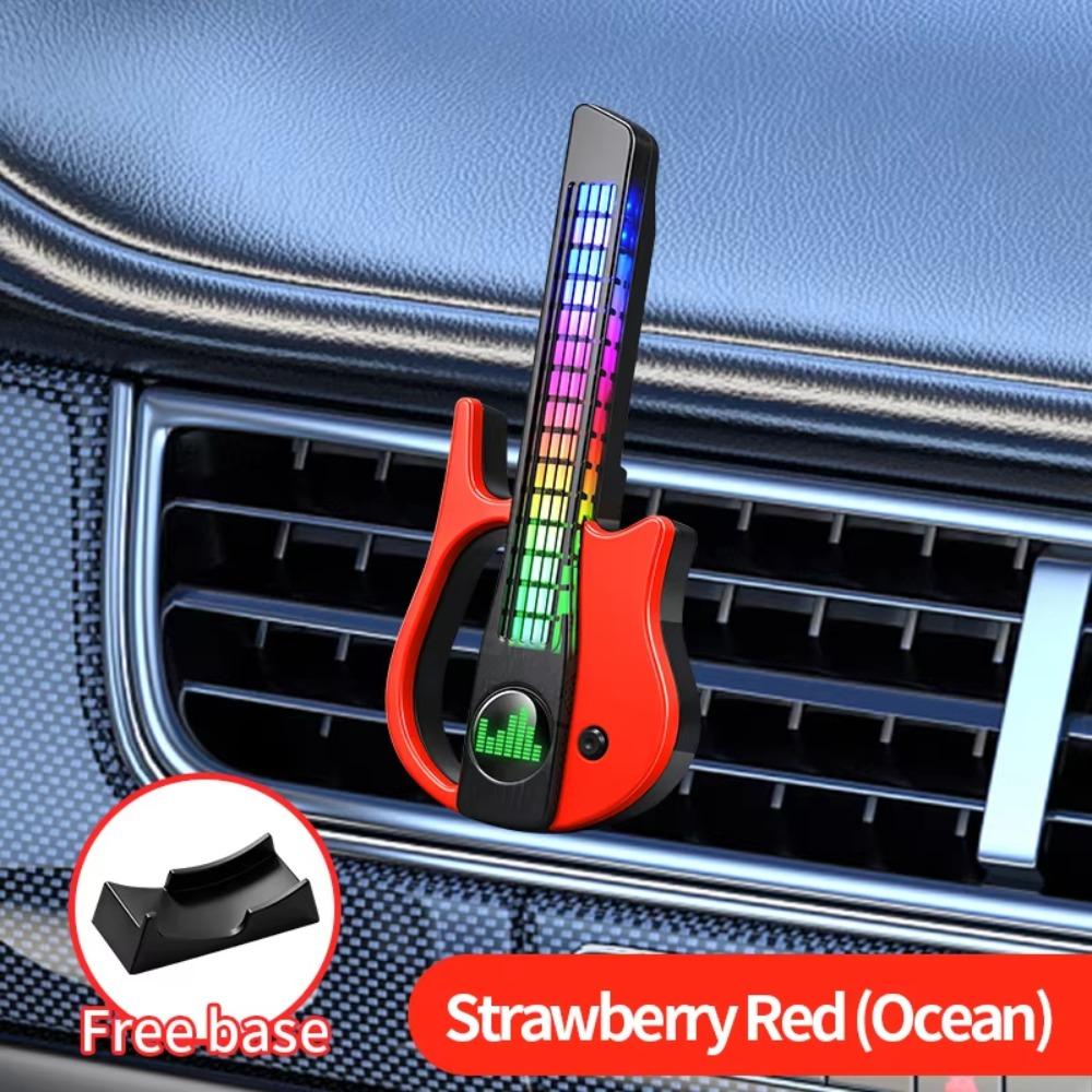 Music Rhythm Car Aromatherapy Colorful Car Vent Clip Car Air Outlet Freshener  Car Dashboard