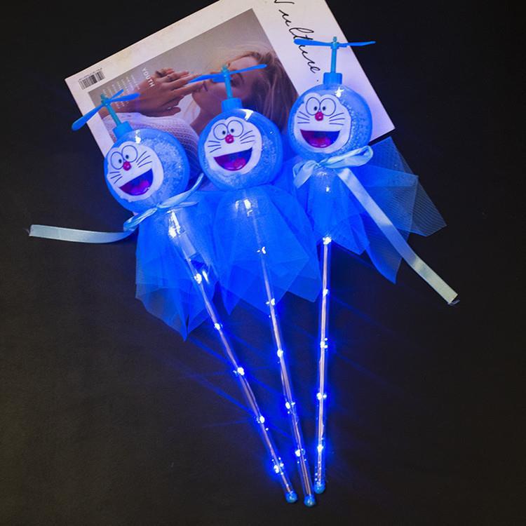 Starry Sky Magic Wand: Children's Luminous Bobo Fairy Wand Toy
