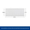 LiaoSu Wall-Mounted Steel Radiator