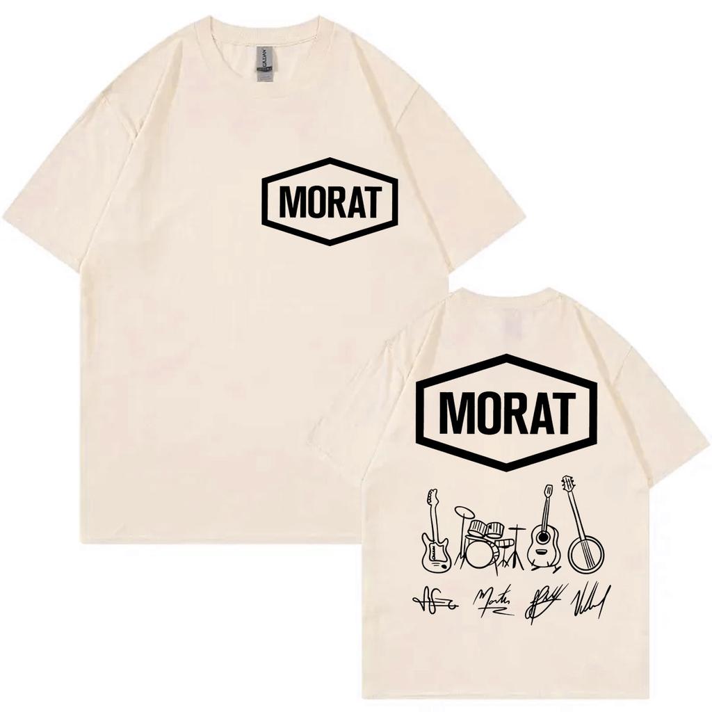 Colombia Band Morat Tour 2025 Merch Tshirt Men Women High Quality Fashion Tshirts Summer Casual Loose Short Sleeve T Shirts