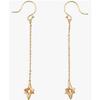 Used ete/Earrings Star Long Chain/SV925 K18