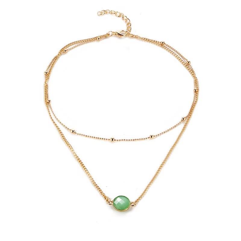 New Minimalist Pendant Women's Necklaces Cross Leaf Silver Color Knot Design Female Neck Jewelry Infinity Multilayers Collares