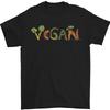 Vegan Vegetables Mens T-Shirt Cotton Unisex T-Shirt