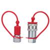 2 szt. Hydrauliczny zestaw szybkozłączy 1/4 cala NPT ISO7241A Stal hartowana Hydrauliczne szybkozłącze