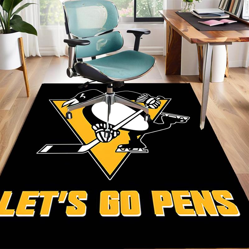 1pc Football Team Design Area Rug - Non-Slip, Soft & Cozy Floor Mat for Living Room, Bedroom, Office - Indoor/Outdoor Decorative Carpet
