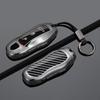 Gunmetal Key Shell for Porsche Taycan, 911, Panamera, Macan, Cayenne, 718, GT