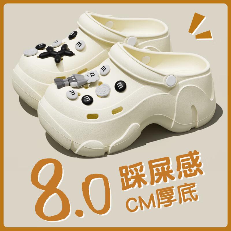 YUZHAOLIN Women s YY310 EVA Platform Beach Sandals 39-40
