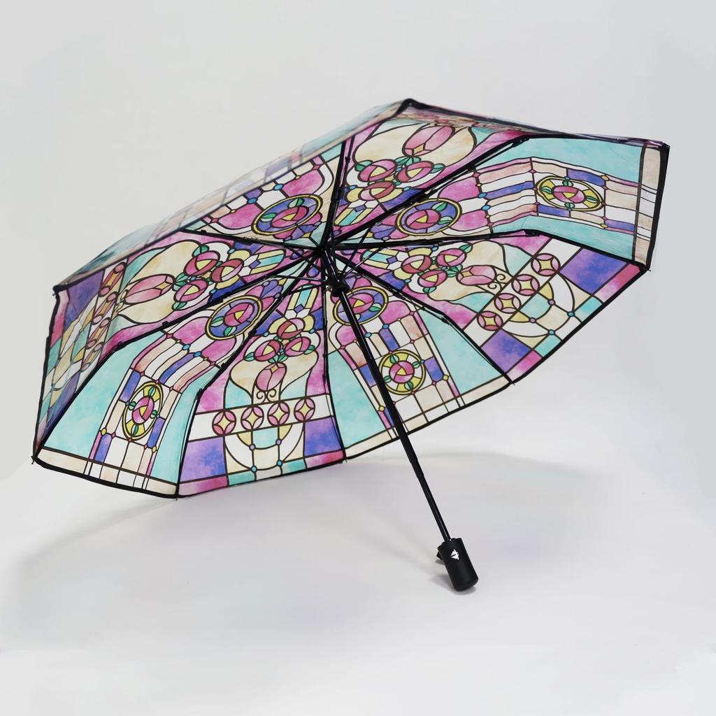 Dual-Use Automatic Transparent POE Umbrella - Xiaohongshu Style with Cats and Dogs Design