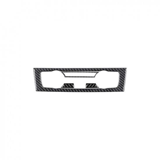 Carbon Fiber Interior Digital Climate Control Cover Trim For BMW E82 E88