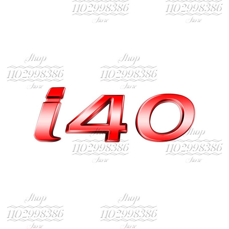 1 Pezzo Cromato 3D Metallo Styling Auto Lettera Emblema Decorazione Portellone Posteriore Per I10 I20 I30 I40 Logo Targhetta Adesivo Accessori