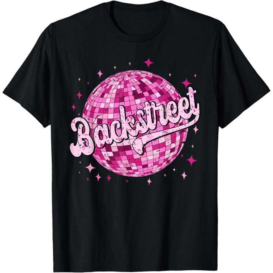 Ретро Backstreet Имя Backstreet Я люблю Backstreet 80-х Винтажная футболка S