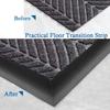 1PC 3M Carpet To Tile Floor Transition Strip Wear-resistant Cuttable Threshold Cover Household PVC Edging Trim Strip Doorway