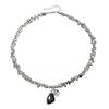 Fashionable And Elegant Cut Metal Glitter Pendant Necklace For Women, A Unique And Creative Neck Accessory
