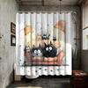 1Pc Bathroom Shower Curtain, Picture Book Sharing Session, Cute Pet Day Shower Curtain, Includes 12 Hooks, 70.87*70.87Inch Bat