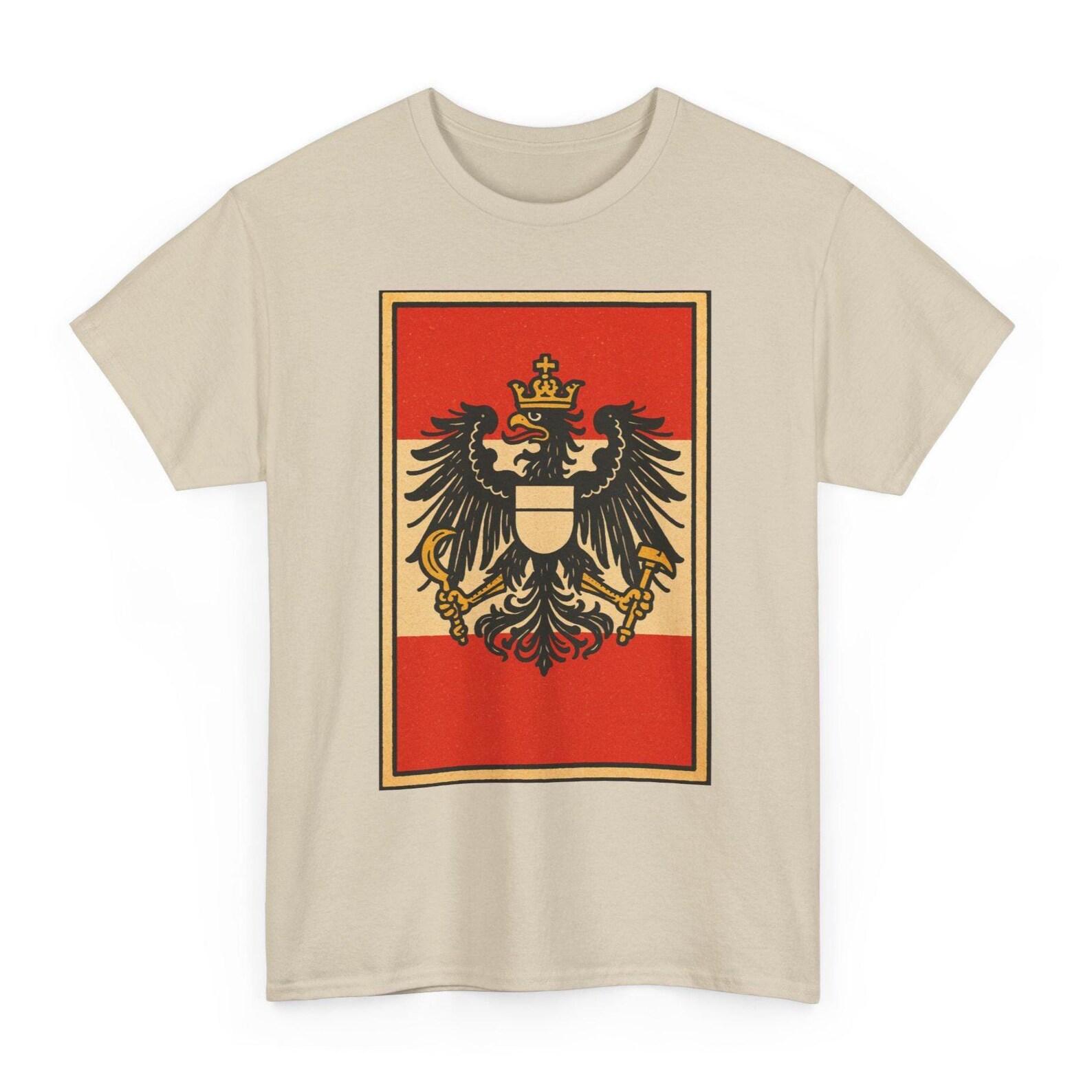 Austria Flag T-Shirt | Retro Austrian Pride Tee | Alpine Heritage Shirt 3XL