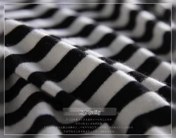 Code Division High Neck Striped Women's Sweater: Fashionable Autumn/Winter Long Sleeve Loose Fit Top