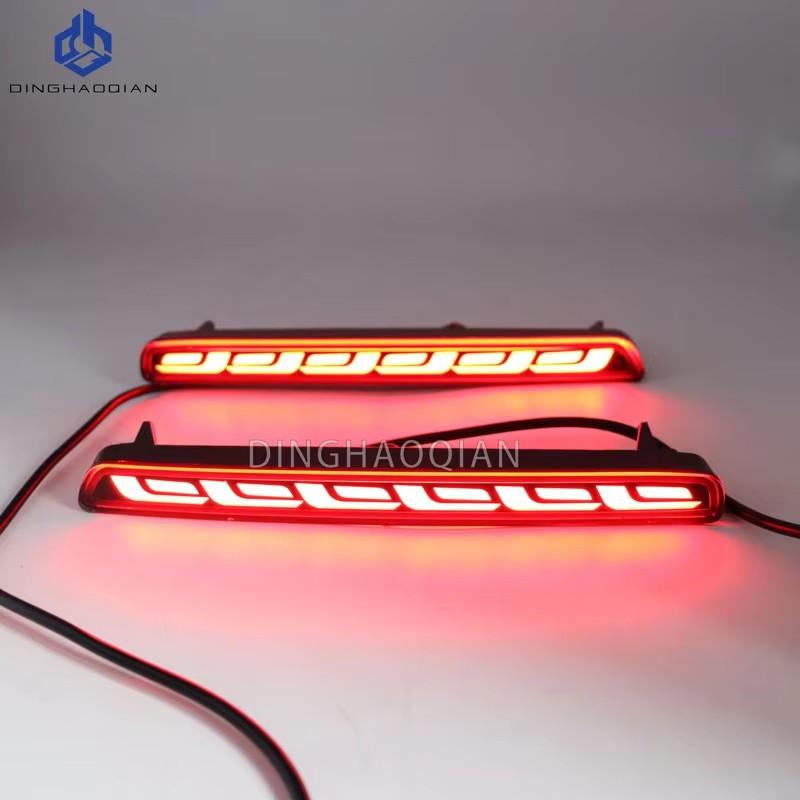 Rear Bumper Lights For 2023 Honda CRV with LED Red Lens Functions as Tail Brake Rear Fog Lamps Turn Signal Parts and Accessories