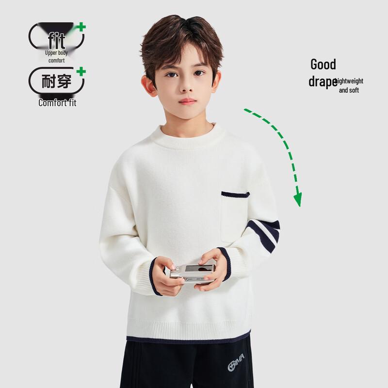 Romens Boys' Soft Knit Crewneck Sweater