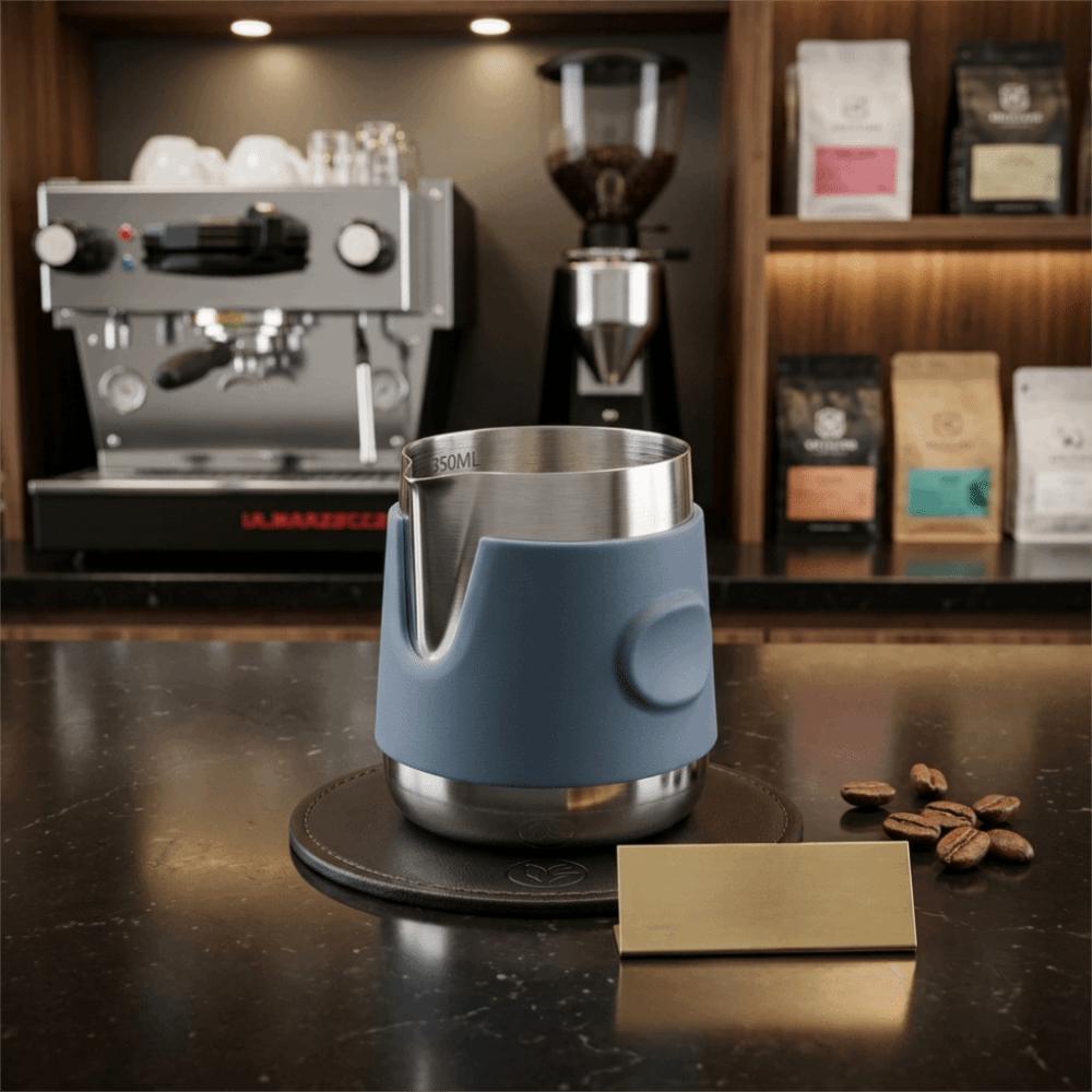 Anti‑scald Milk Frothing Pitcher Stainless Steel Latte Art Milk Frother Jug Barista