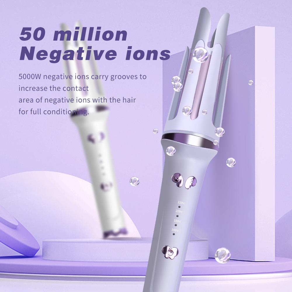 32mm Egg Roll Automatic Curling Iron with Negative Ion Technology for Safe Hair Care and Waves