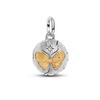 New 925 Silver Summer Coin Twelve Constellation Carving Hang Tag Charm Beads Suitable for Bracelets, Necklaces, Fashion Jewelry