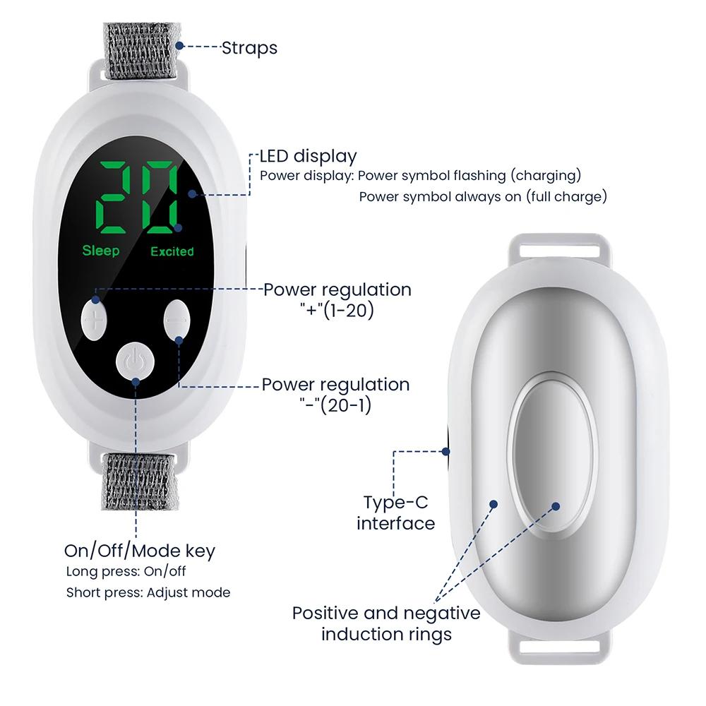 Intelligentes Handheld-Schlafmassagegerät - Tiefschlafhilfe, Gerät zur Linderung von Schlaflosigkeit und zur Stressreduzierung