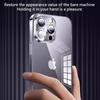 Matte Clear Silicone Case for iPhone Wireless Charging Soft Touch Ultra-Thin Grip Shockproof Bumper with Lens Protective Cover