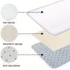 Messi 3pcs Pattern Flannel Nonslip Absorbent Washable Decorative Bathroom Home Toilet Seat Cover Mat Set