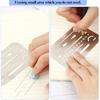 4 Pieces Eraser Shield Eraser Template Stainless Steel Erasing Shield Metal Drawing Template Shield Drafting Tools for Mechanical Design
