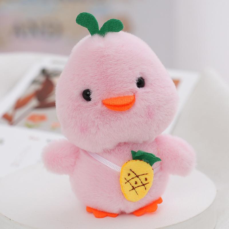 Cute Cartoon Duck Plush Toy Charming Backpack Pendant For Girls