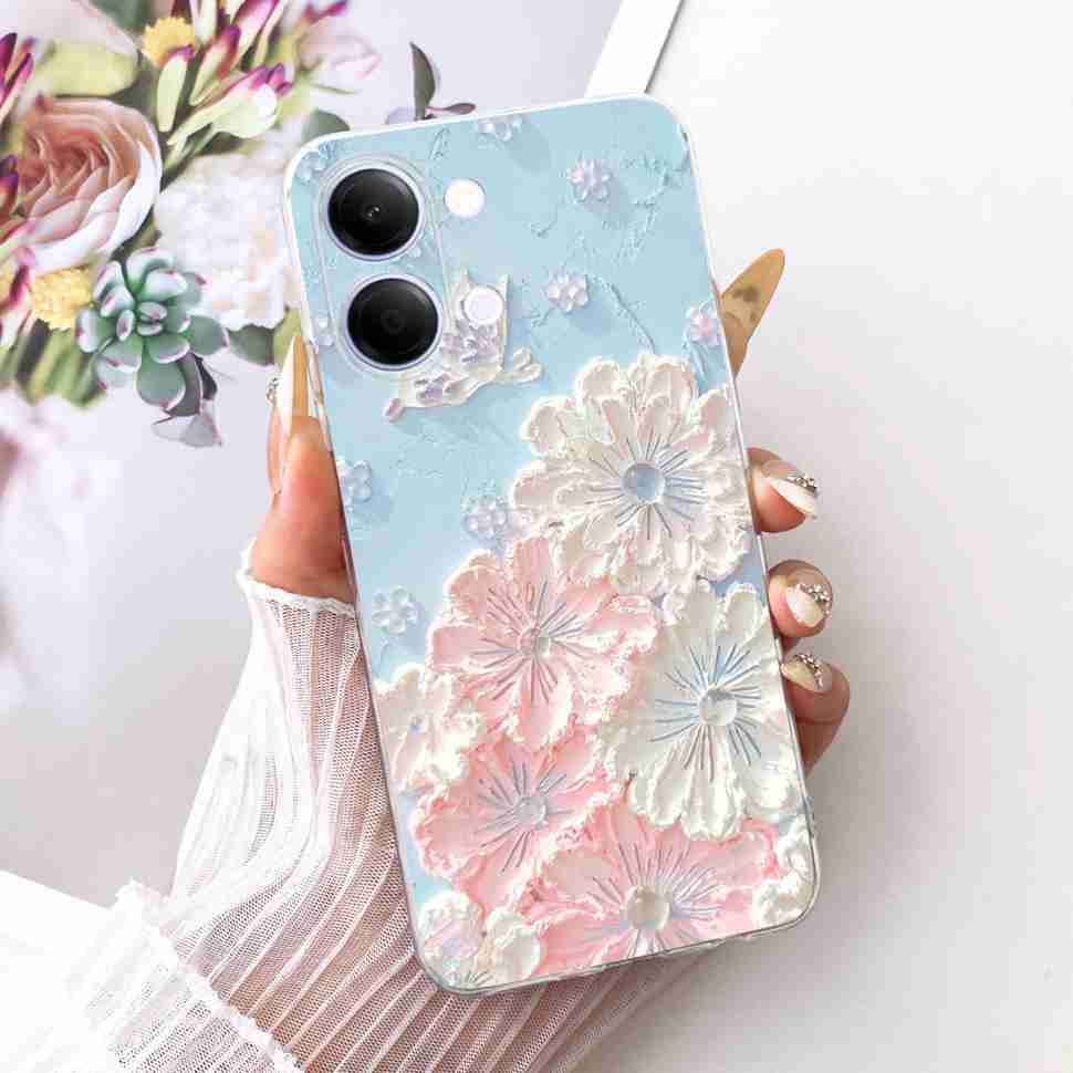 For vivo Y05 4G 6.74" Case Simple Cute Cartoon Cat Rabbit Silicone TPU Back Cover For Vivo y05 VIVO Y 05 4G Phone Cases Bumper