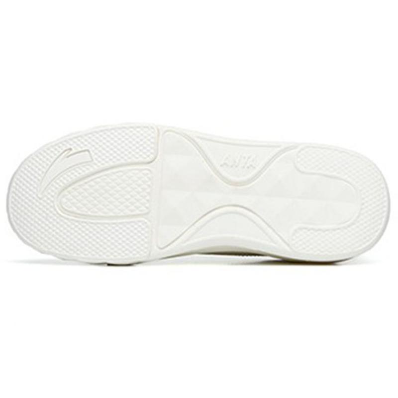 Anta Life Collection Low-Top Skateboard Shoes Women's White Sneakers 122228067-3
