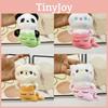 Adorable Panda Plush Keychain Cute Stuffed Animal Toy For Kids Gift 14cm