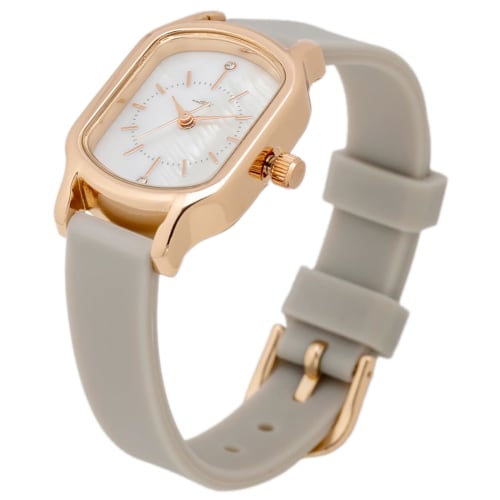 

Fieldwork Women s Analog Watch with Silicone Band, Gray, YM100-2