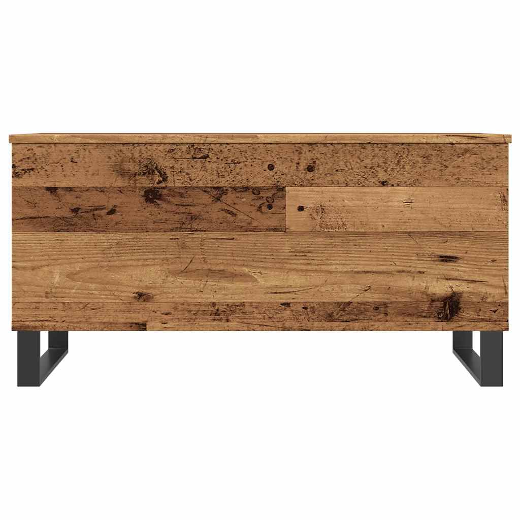 Coffee Table with Vintage Wood Look 90 x 44.5 x 45 cm Engineered Wood