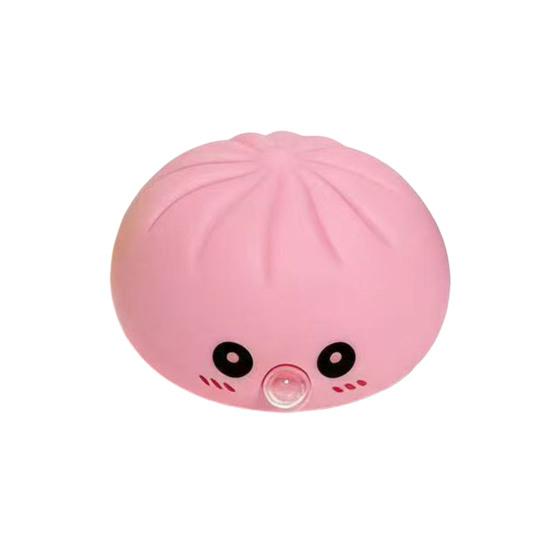 Rice Dumpling Squeeze Toy Soft Stress Relief Balls Cute Blow Bubbles Shape Skin-Friendly Fidget Toy for Adults