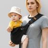 Adjustable Baby Wrap Carrier Solid Color Shoulder Carrier Infant Sling Backpack Breastfeeding