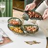 Plastic Fruit Bowl Snack Tray Dried Fruit Plate Candy Box Food Storage Box Fruit Plate Dried Fruit Boxes Dessert Plates Dishes