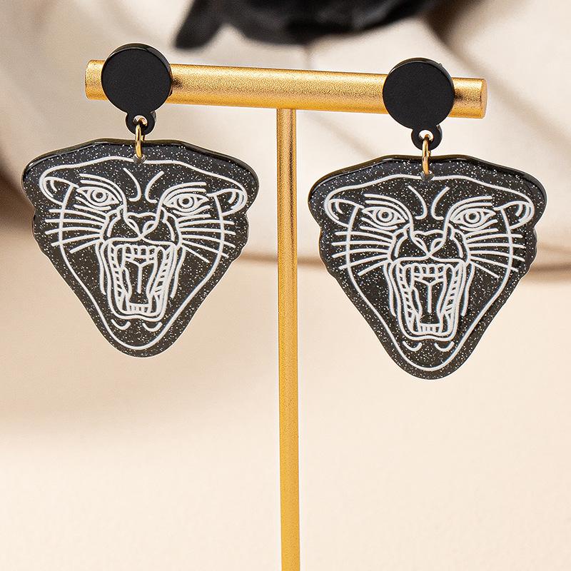 

Модные серьги-подвески для женщин чёрный