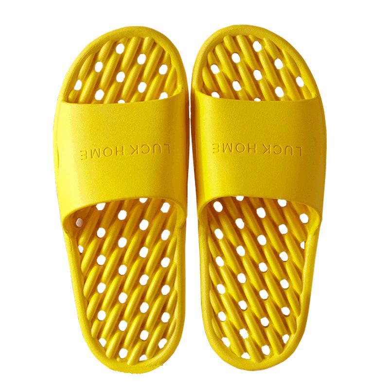 Home Slippers: Hollowed-out, Anti-slip, Simple and Comfortable Soft-soled Indoor Shoes